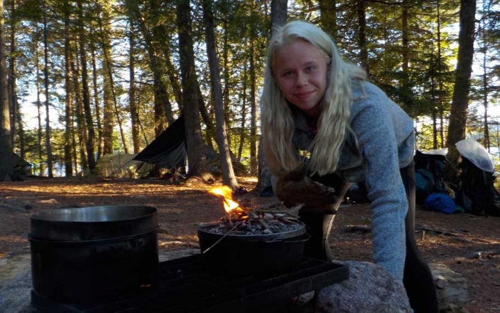 high schoolers learn cooking skills